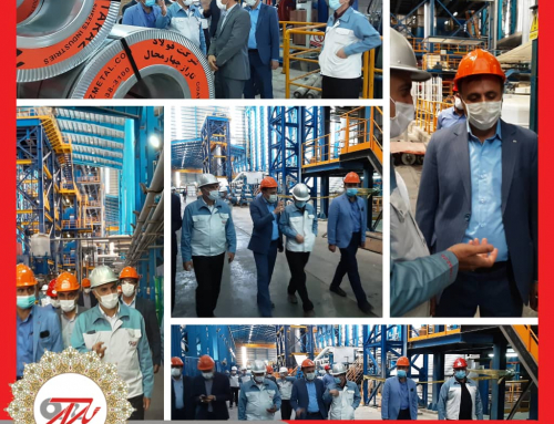 بازدید  رئیس سازمان صنعت معدن و تجارت چهارمحال و بختیاری از فولاد تاراز